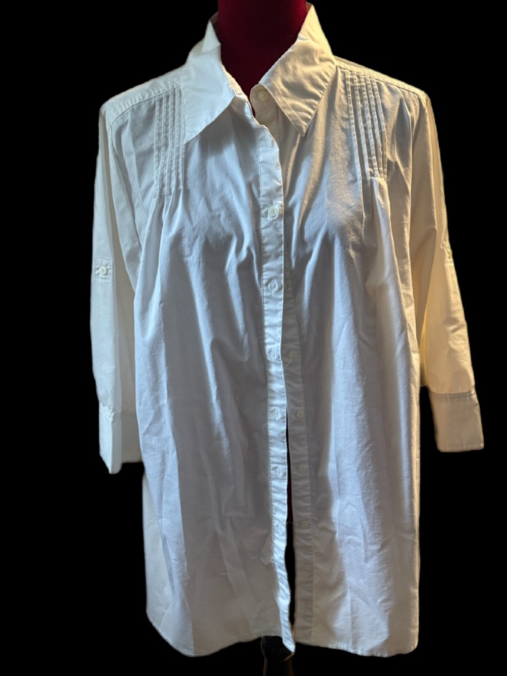 Worthington White and Red Lined Jacket